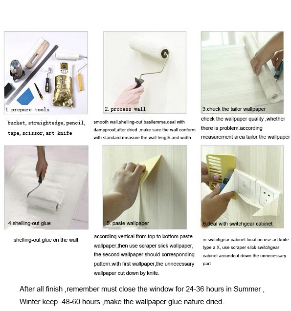 PVC wallpaper without adhesive wallpaper white 4 Wholesale Free