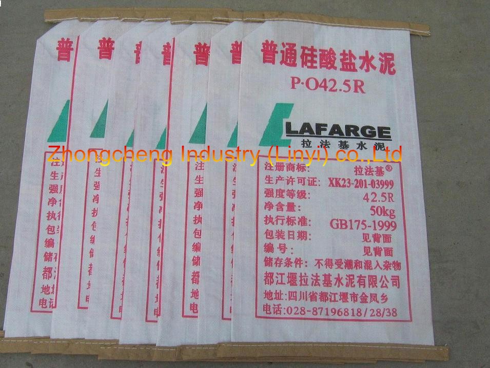 熱い販売の卸売pp不織布バッグをラミネートしたクラフト紙、 炭用50kg紙袋問屋・仕入れ・卸・卸売り