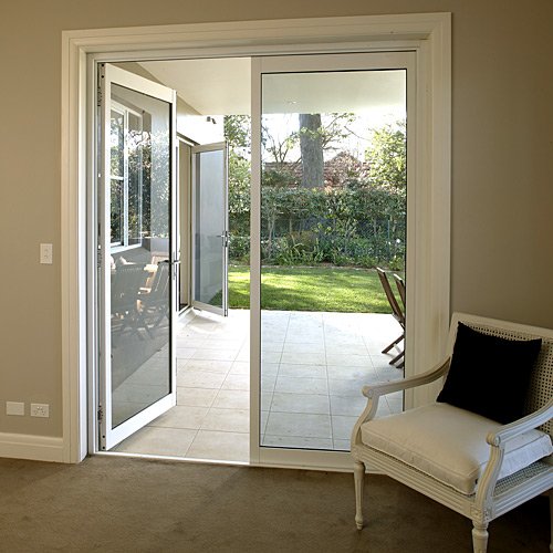 Doble cristal alumium marco balcón francés puertas, de aluminio de ... Decoración Cristal Balcón