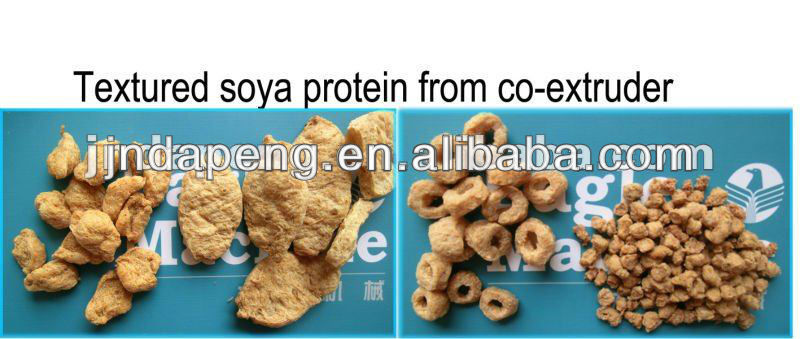 Chunck and textured soya nuggets making machine/processing equipment