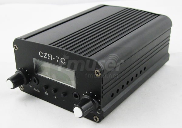 CZH 5W/7W CZE-7C FM stereo PLL transmitter 87-108MHZ GP100 antenna Kit 