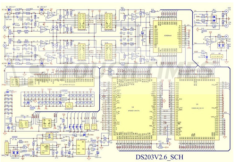 4チャンネルのデジタルオシロスコープオシロスコープポケット3インチds203/dso203問屋・仕入れ・卸・卸売り