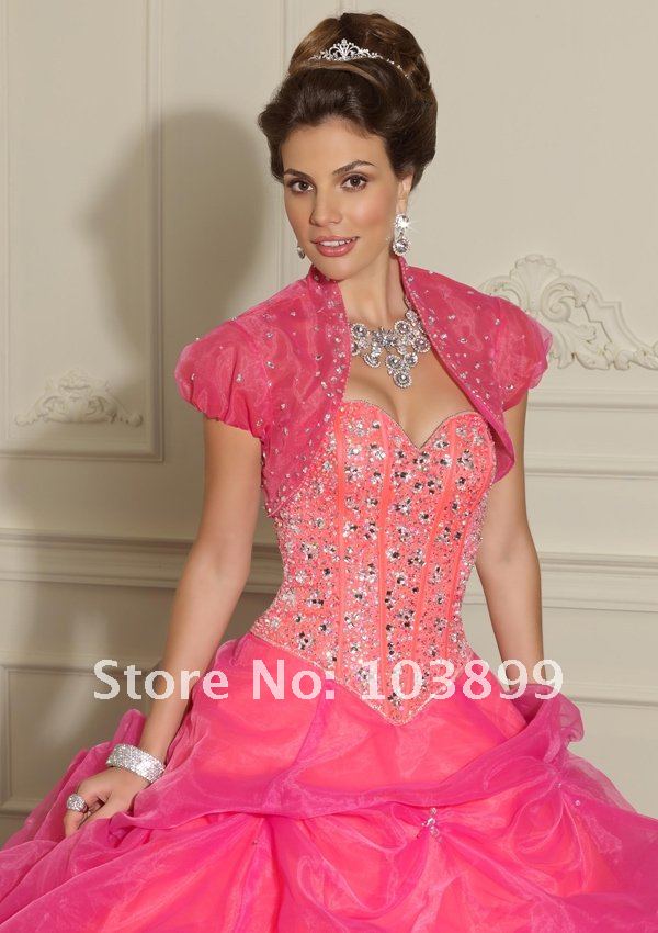 Peach Quinceanera Dresses