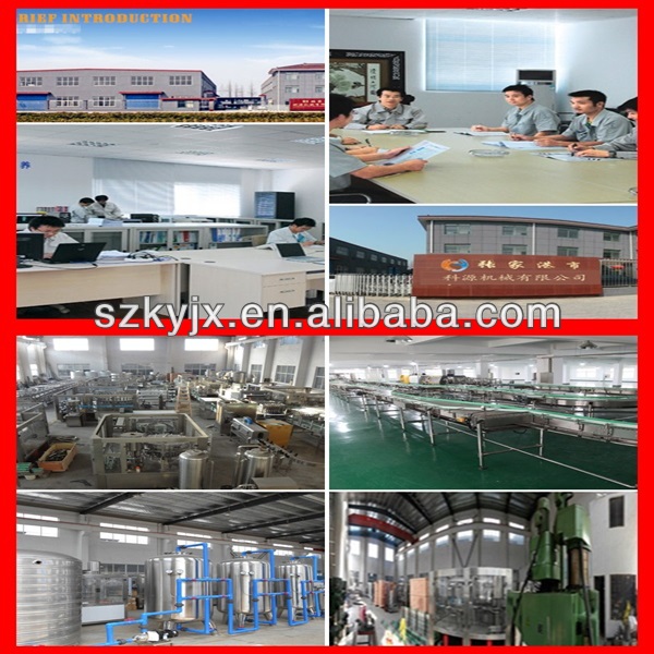 Factory price 3 in 1 automatic bottle pure/mineral water filling machine with more than 20years of e