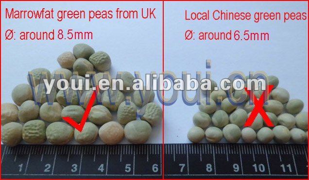 BRC Salted and fried green peas snacks