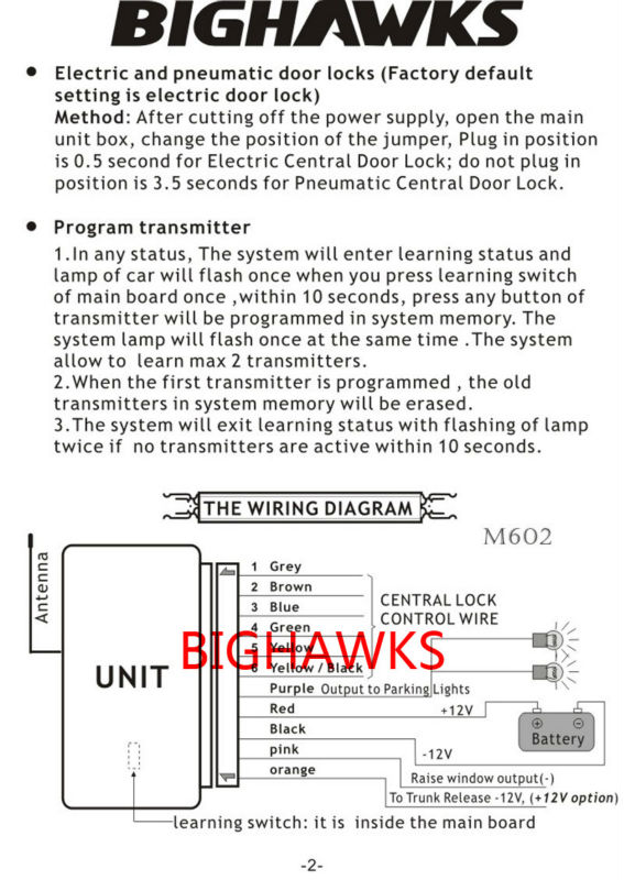 Installation Of Keyless Entry