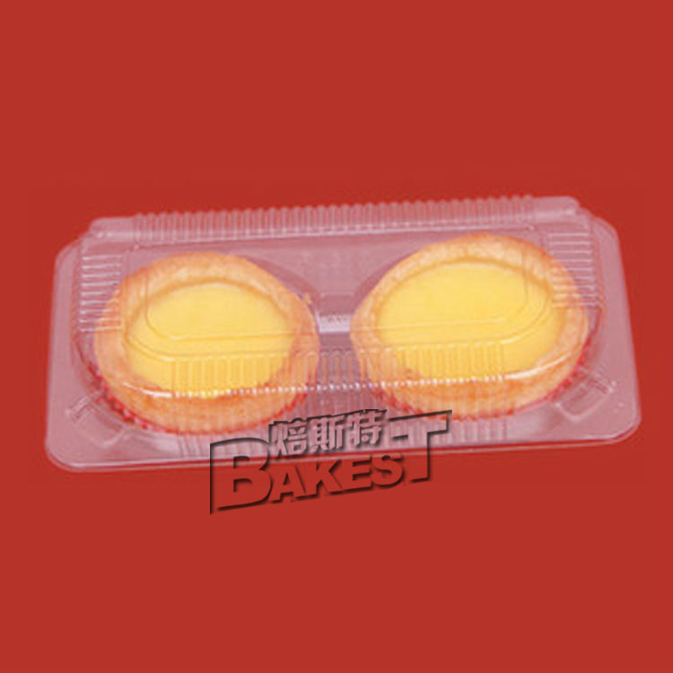 Packing plastic egg tart box cheese box rectangle western box food box