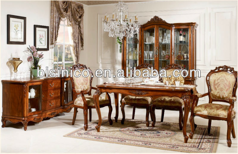 Juegos de comedor de madera maciza de estilo americano, estilo ...