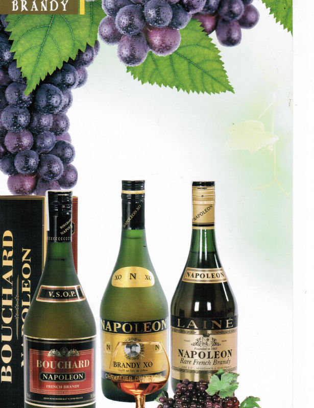Brandy XO , VSOP, VS