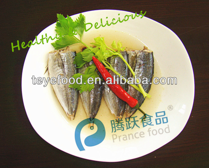 Chinese canned fish Canned Blue Mackerel Scad in Brine
