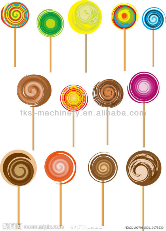 multi-color plastic Lollipop Sticks