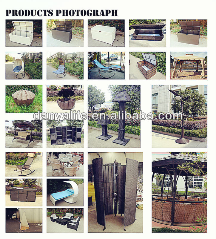 Dyds- ev166danyalife豪華な別荘茶色の籐製のテーブルの裏庭の装飾仕入れ・メーカー・工場