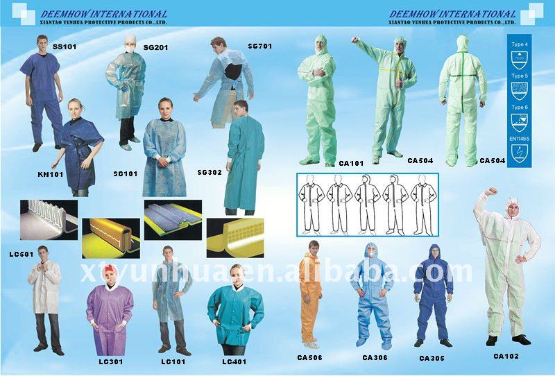 非- 織病院の制服、 実験室のコート問屋・仕入れ・卸・卸売り