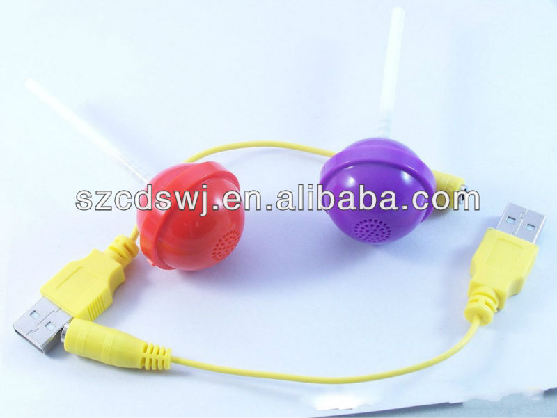 Lollipop Speaker with lithium battery rechargeable