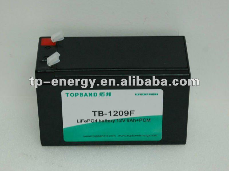 TB-1209F mini motorcycle battery 12v 9ah with PCM (two years warranty)