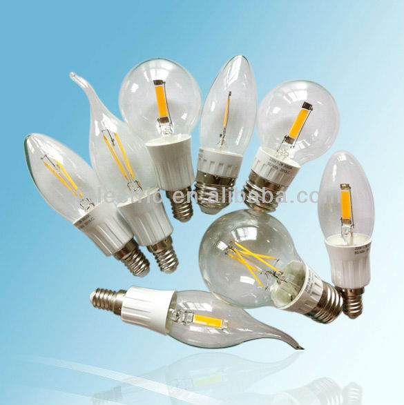新しいホット販売!LEDフィラメント電球3ワット4ワット5ワット6ワット調光可能E26 E12問屋・仕入れ・卸・卸売り