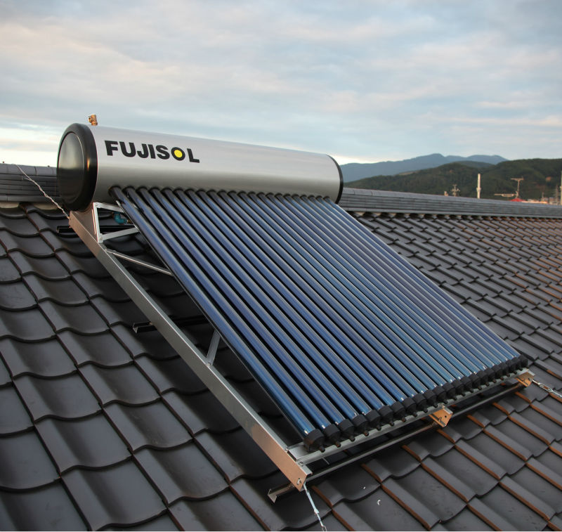 Ce、 承認された高品質en12976コンパクトな加圧太陽熱温水器( ヒートパイプ付き)問屋・仕入れ・卸・卸売り