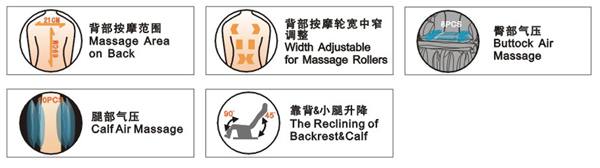 Coin/Bill Operated Vending Massage Chair H005T