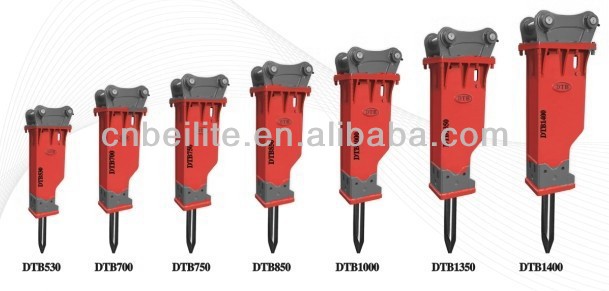 BEILITE Manufacturer Contractors Hydraulic Hammer (DTB, BLT, BLTB ect.)