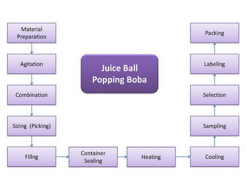 Lychee Flavor Juice Ball Popping Boba