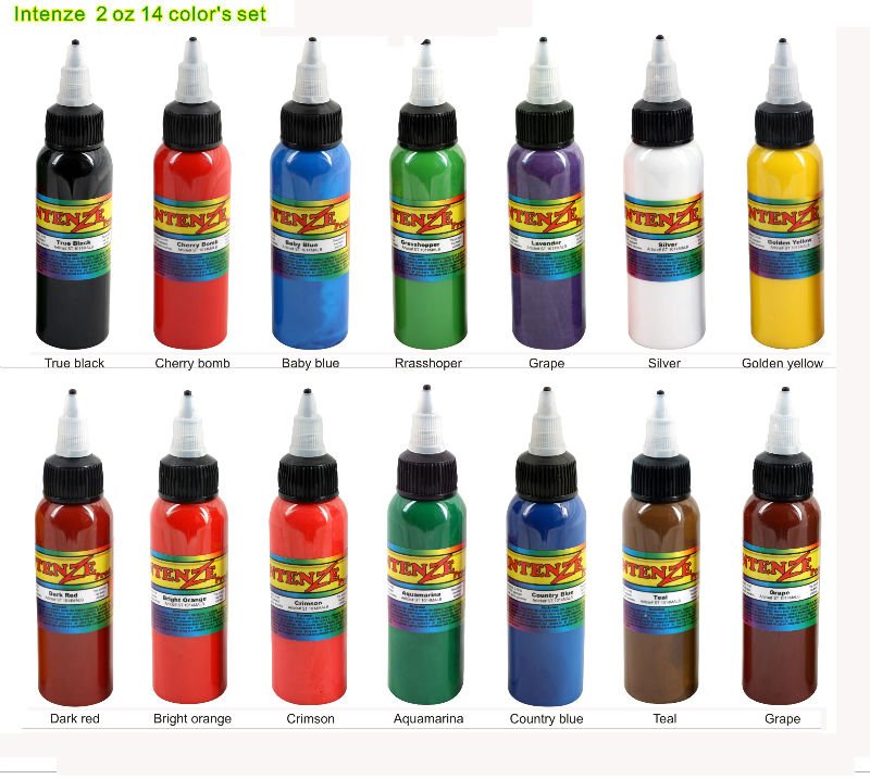 100% Original Mom's Tattoo Ink(14colors/set)