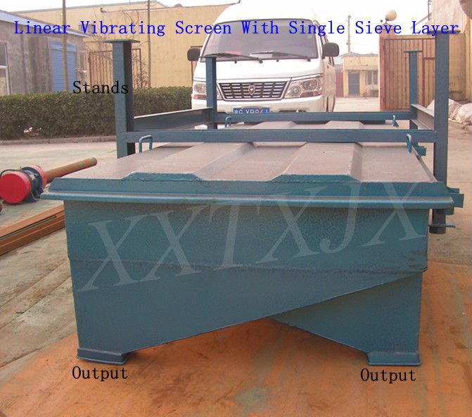 making production line choose construction\Corn starch linear vibrating screen