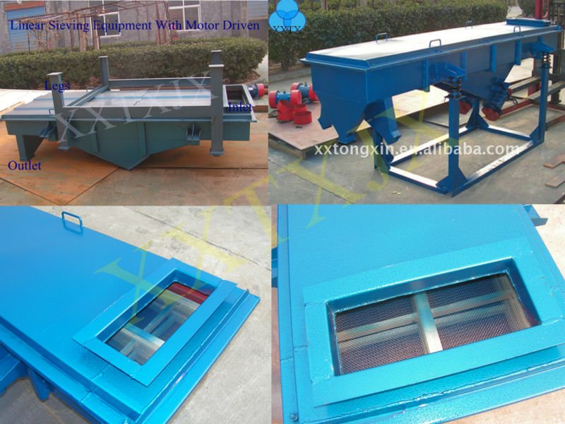 making production line choose construction\Corn starch linear vibrating screen