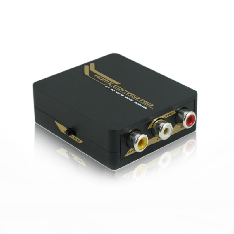 component composite hdmi upscaler converter 1080P/720P for PS3 Xbox 360