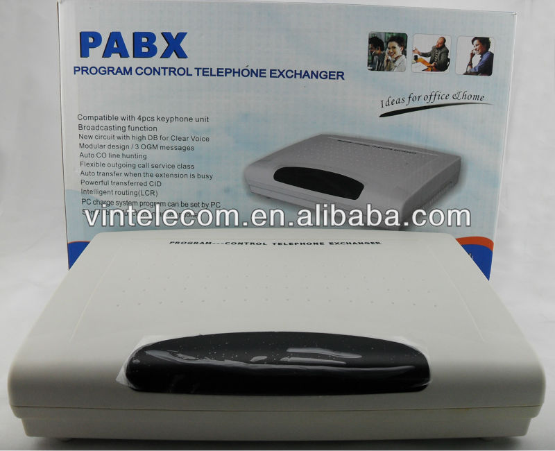 先進的な中央308cp2/3pbx電話交換と共同行×8ext、 対応無しpc、 smdr機能問屋・仕入れ・卸・卸売り