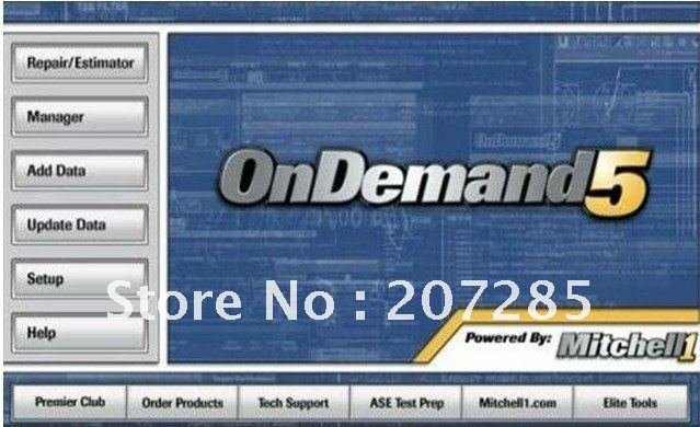 2012 The latest mitchell and alldata,alldata repair software,alldata ,auto repair data 7 in 1 and a 500g HDD,free shipping