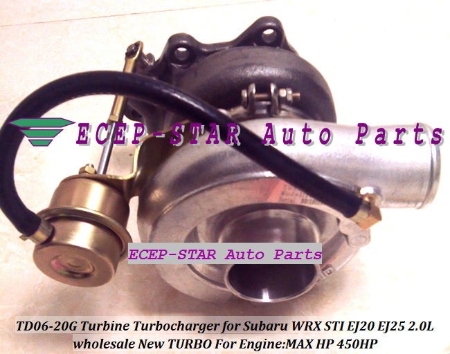TD06-20G Turbine Turbocharger Subaru WRX STI EJ20 EJ25 2.0L MAX HP 450HP--
