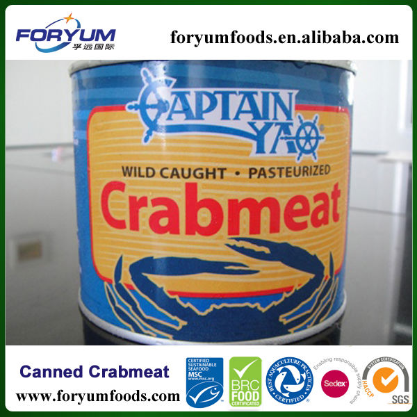 Fancy Swimming Pasteurized Canned Crab Meat Special