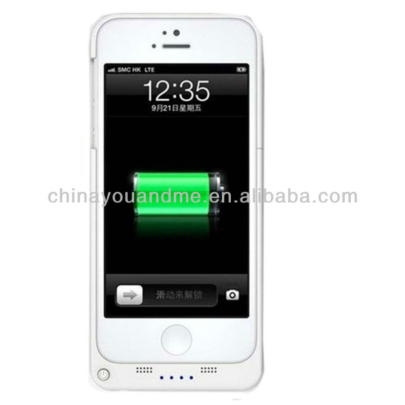 カラフルな2200mahの外部充電式パワーバンク5iphone用バッテリーケース問屋・仕入れ・卸・卸売り