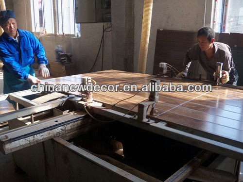 mdf/hdf laminate floor dark chocolate