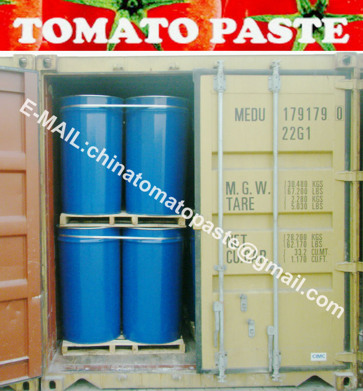 Aseptic packaging tomato paste Tomato Paste 28-30 Brix