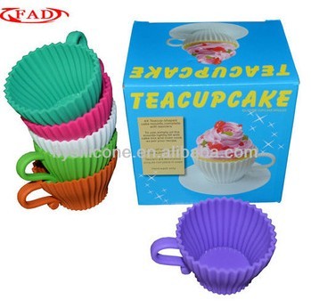 FDA Certificated Colorful Shaped Cake Decorating Mould