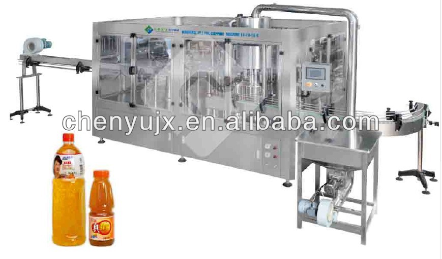 High quality Washing Filling Capping 3in1 Monobloc Juice filling machine