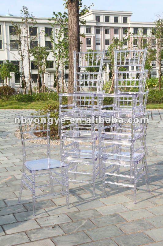 安いダイニング透明樹脂キアヴァリ椅子結婚式のための仕入れ・メーカー・工場