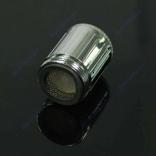 NO Battery Glow LED Water Faucet Temperature Sensor Tap