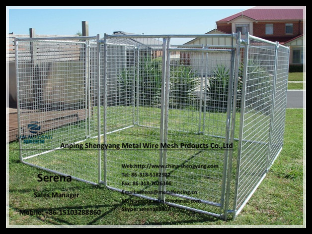 Outdoor metallgitter temporäre zäune für hunde käfig, halterung ...