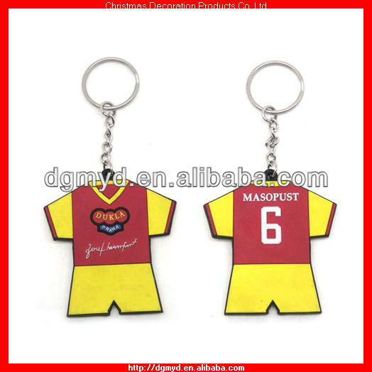 Double side chocolate bar silicone key chain (MYD-2224)