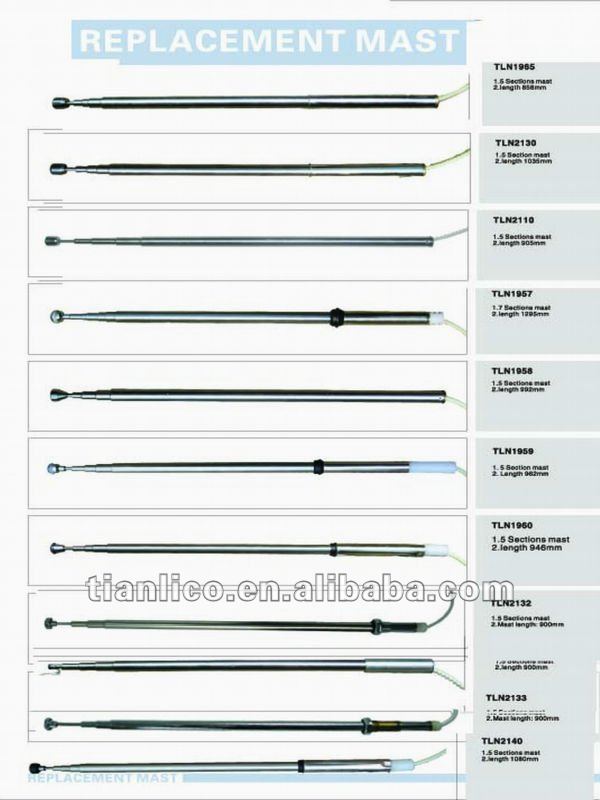 の交換用アンテナマストセクション7tln1957自動車用仕入れ・メーカー・工場