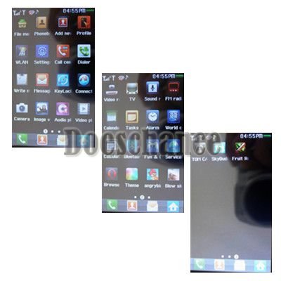 W5660 TV Wifi 3.6'' dual sim quad band unlocked phone