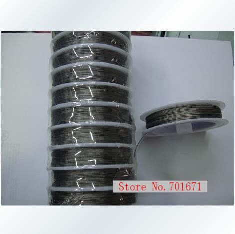 Steel Wire, Beading Wire, Nyllon Coated Stainless Steel Wire, 10PCS/LOT, Jewelry Findings Cord / Wire. Without Elastic.m014
