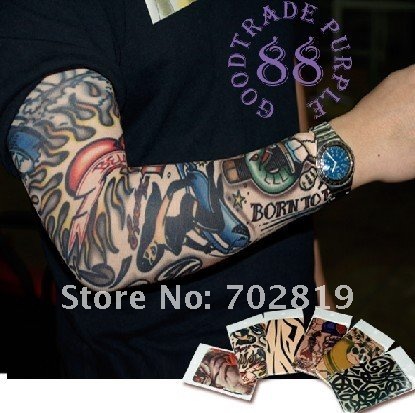 NEW ORIGINAL COOL TATTOO SLEEVE Can be washed never fade color 