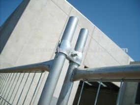 chain link fence pipe clamp fitting fixed crosses