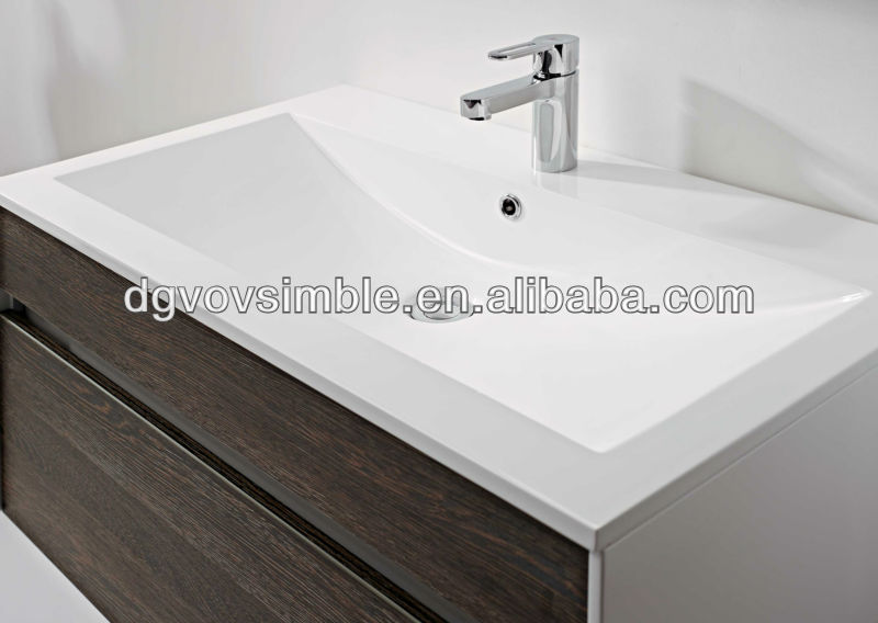 ヨーロッパsytle白高光沢ミラー浴室バニティミラー、白高光沢浴室家具セット仕入れ・メーカー・工場
