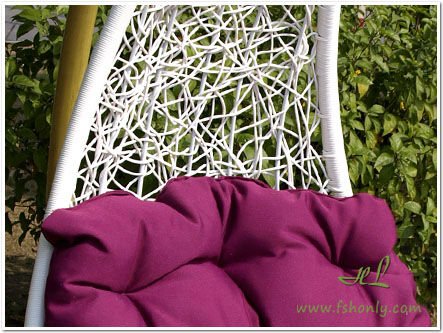 Modern hanging chair outdoor hanging chair with cushion