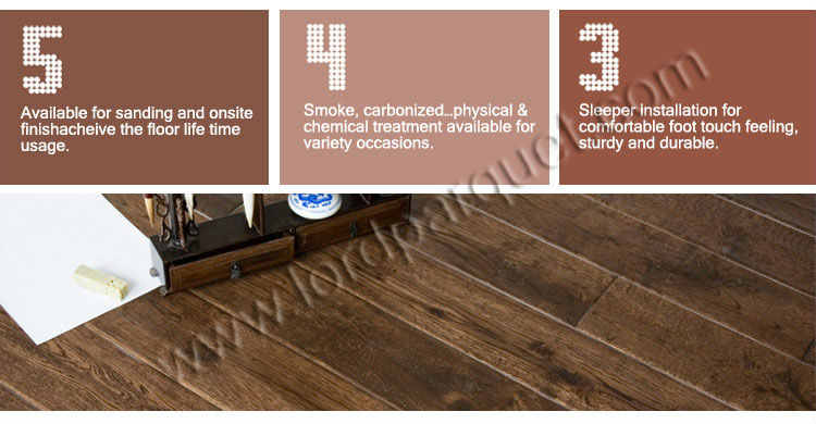 Red Wine Color American Maple Hardwood Flooring