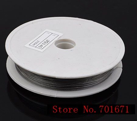 Steel Wire, Beading Wire, Nyllon Coated Stainless Steel Wire, 10PCS/LOT, Jewelry Findings Cord / Wire. Without Elastic.m014